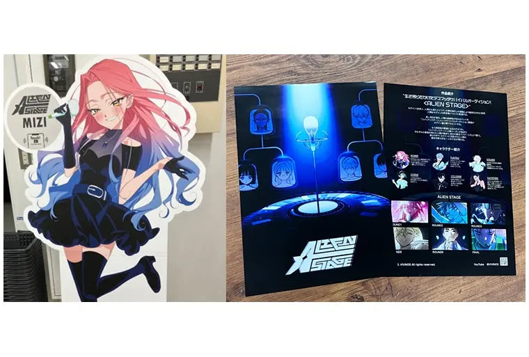 "ALIEN STAGE" Standees and Flyer At animate Stores in Japan!