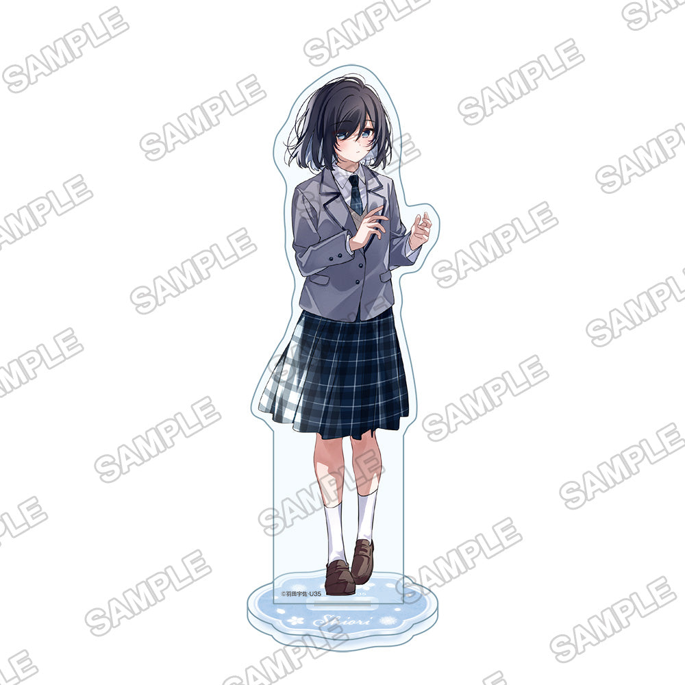 (Goods - Acrylic Stand) SHU NI ICHIDO CLASSMATE O KAU HANASHI ~FUTARI NO JIKAN, IIWAKE NO GOSENEN~ Newly Drawn Acrylic Stand - Shiori Miyagi