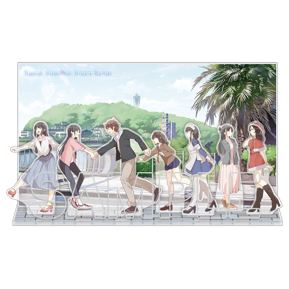 (Goods - Acrylic Stand) Dengenki Bunko Rascal Does Not Dream Series University Student Arc Group Visual Acrylic Diorama