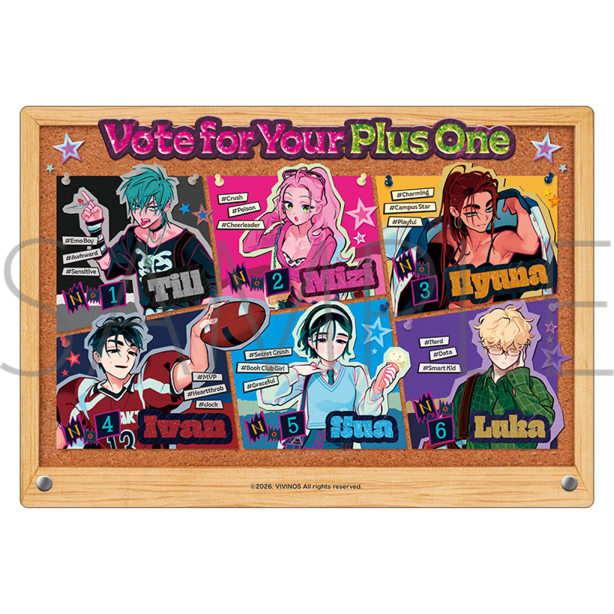 (Goods - Ornament) ALIEN STAGE Acrylic Panel / Find your Plus One!