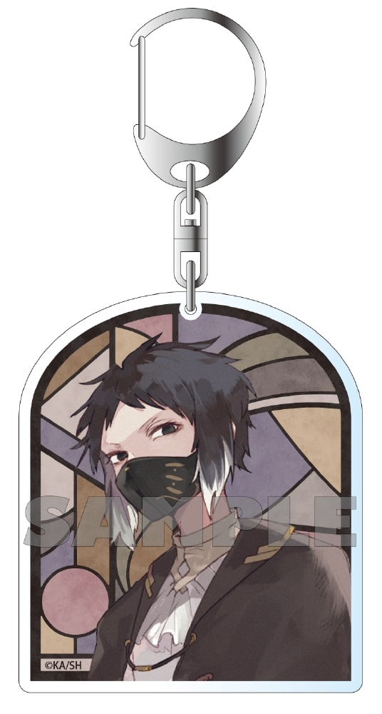 (Goods - Keychain) 【Resale】文豪ストレイドッグス Sango Harukawa Illustration Acrylic Keychain - Akutagawa Ryunosuke