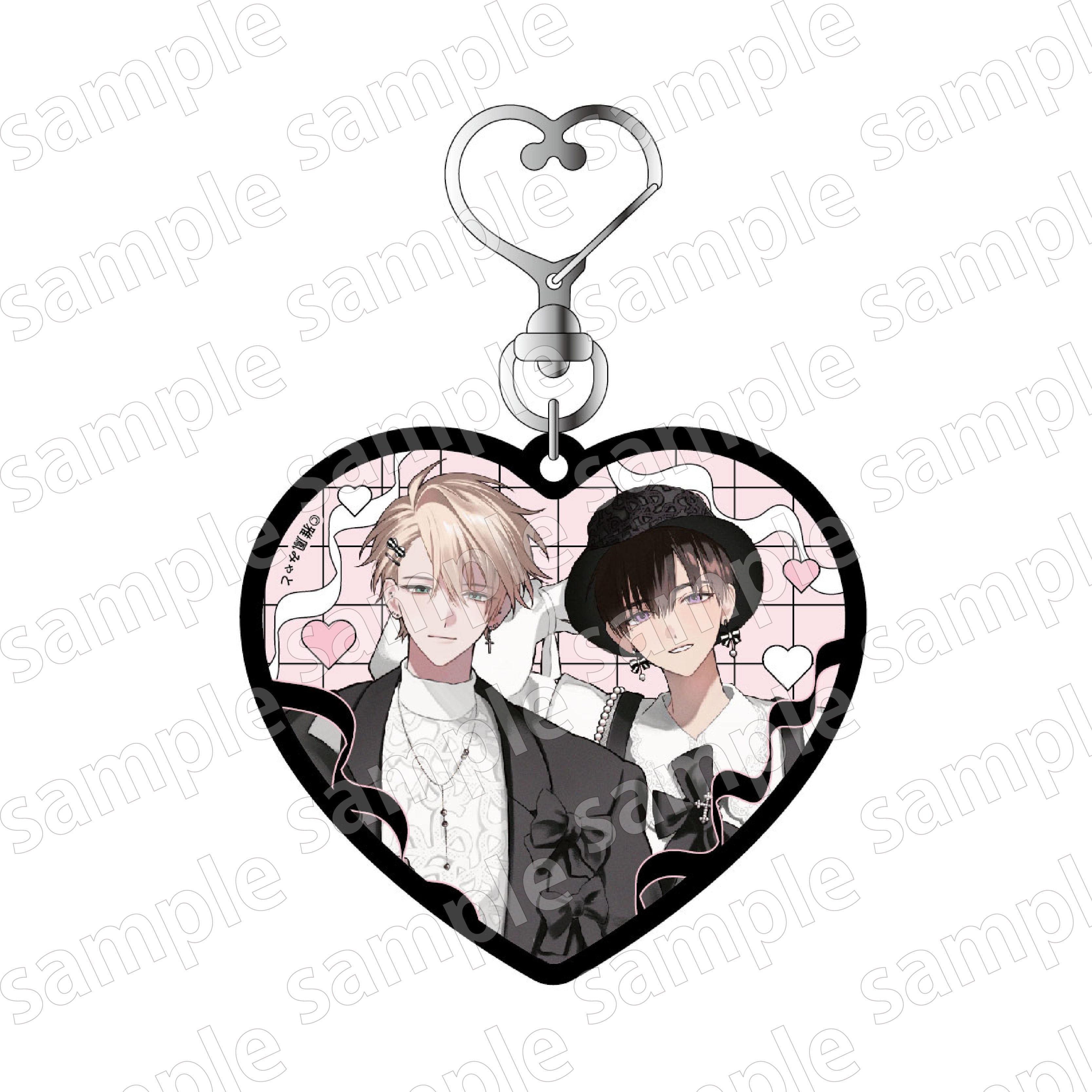 (Goods - Keychain) Black Sheep BLACK & PINK ver. Acrylic Keychain