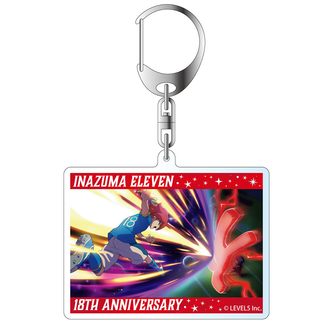 (Goods - Keychain) Inazuma Eleven 18th Anniversary Illustration Acrylic Keychain