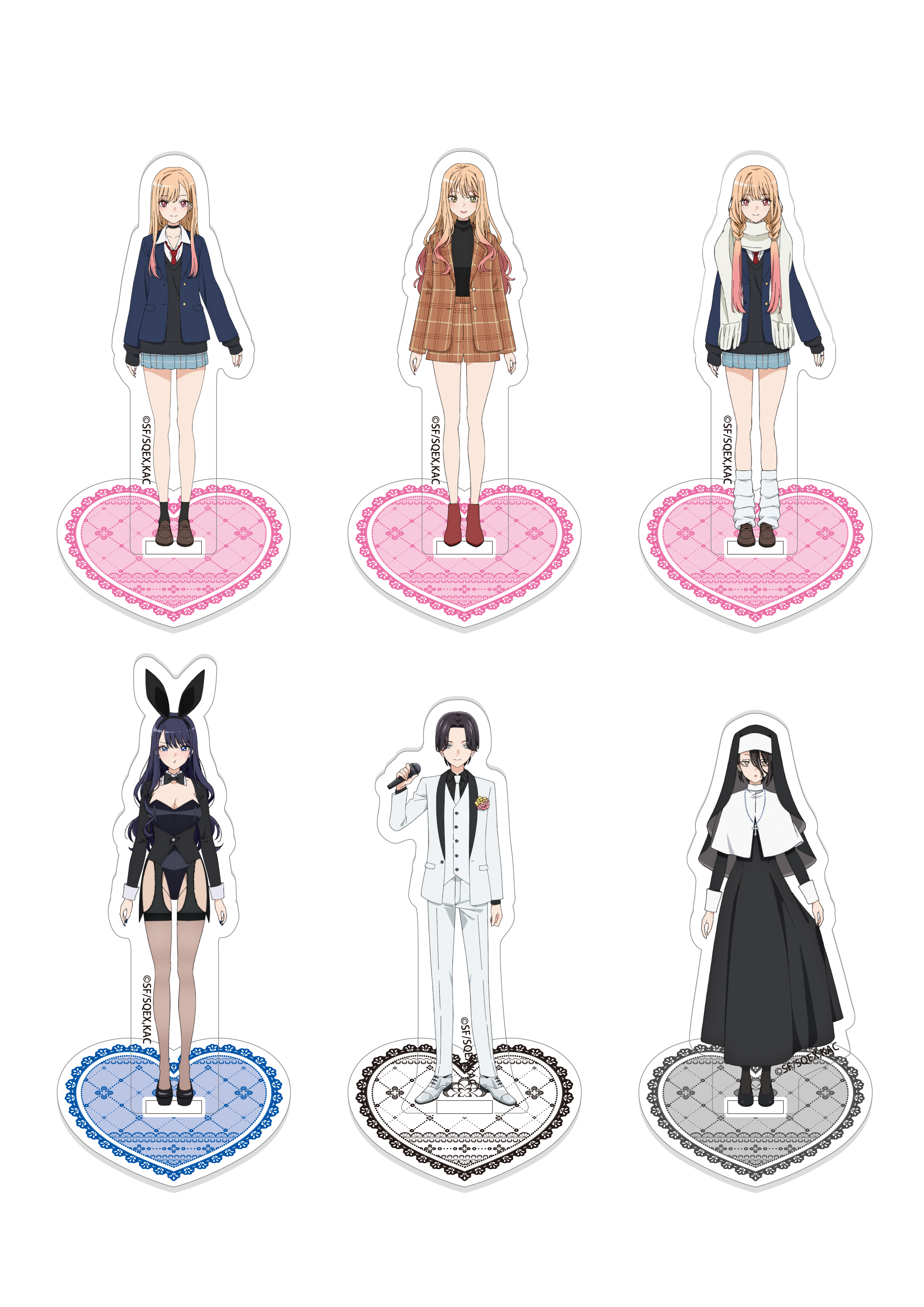(1BOX=6)(Goods - Acrylic Stand) TV Anime - My Dress-Up Darling Season 2 Acrylic Mini Figure Collection (Set of 6)