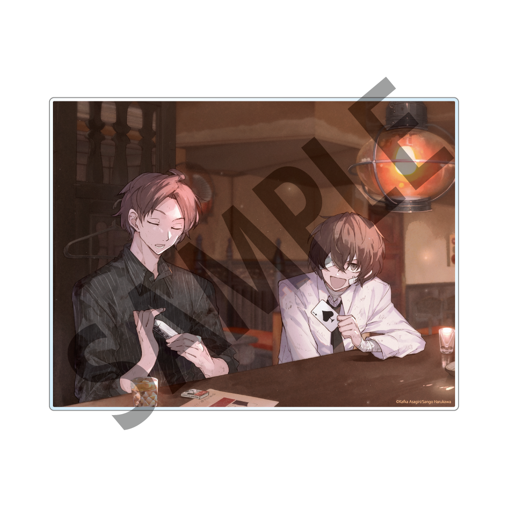 (Goods - Acrylic Stand) 文豪ストレイドッグス - The Day I Picked Up Dazai Acrylic Panel - Dazai Osamu & Oda Sakunosuke