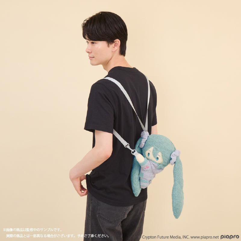 (Goods - Bag) HATSUNE MIKU 2-Way Fluffy Plush Bag