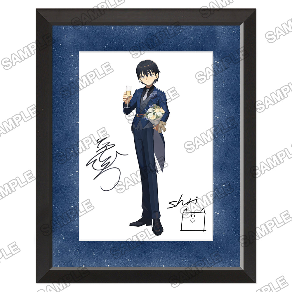 (Goods - Chara Fine Graph) Kadokawa BOOKS 10th Anniversary Celebration A5-Sized Chara Fine Graphs with Printed Autographs - Death March to the Parallel World Rhapsody - Satou
