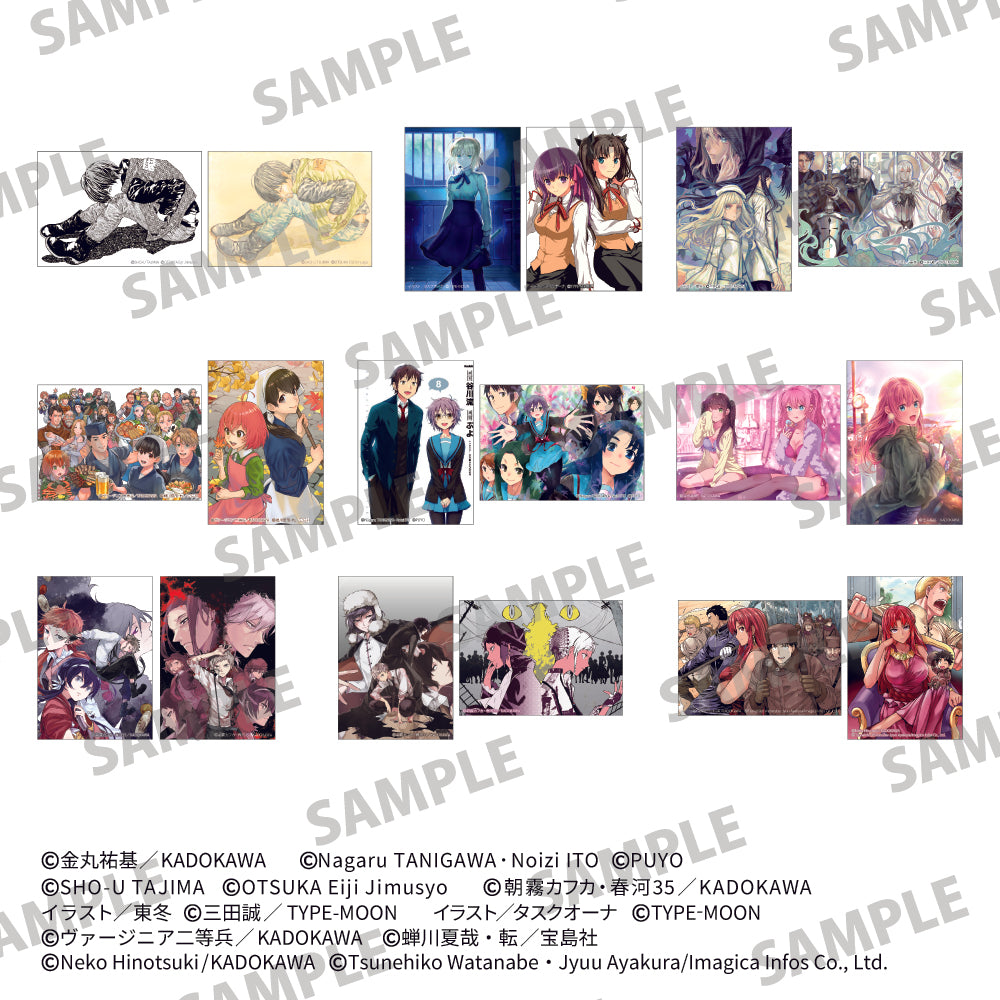 (1BOX=9)(Goods - Card) Young Ace Tradable Mini Cards Two Card Set (9 Types)