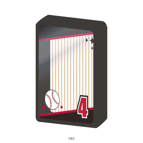 (Goods - Key Chain Cover) Character Frame 22 - Baseball 04
