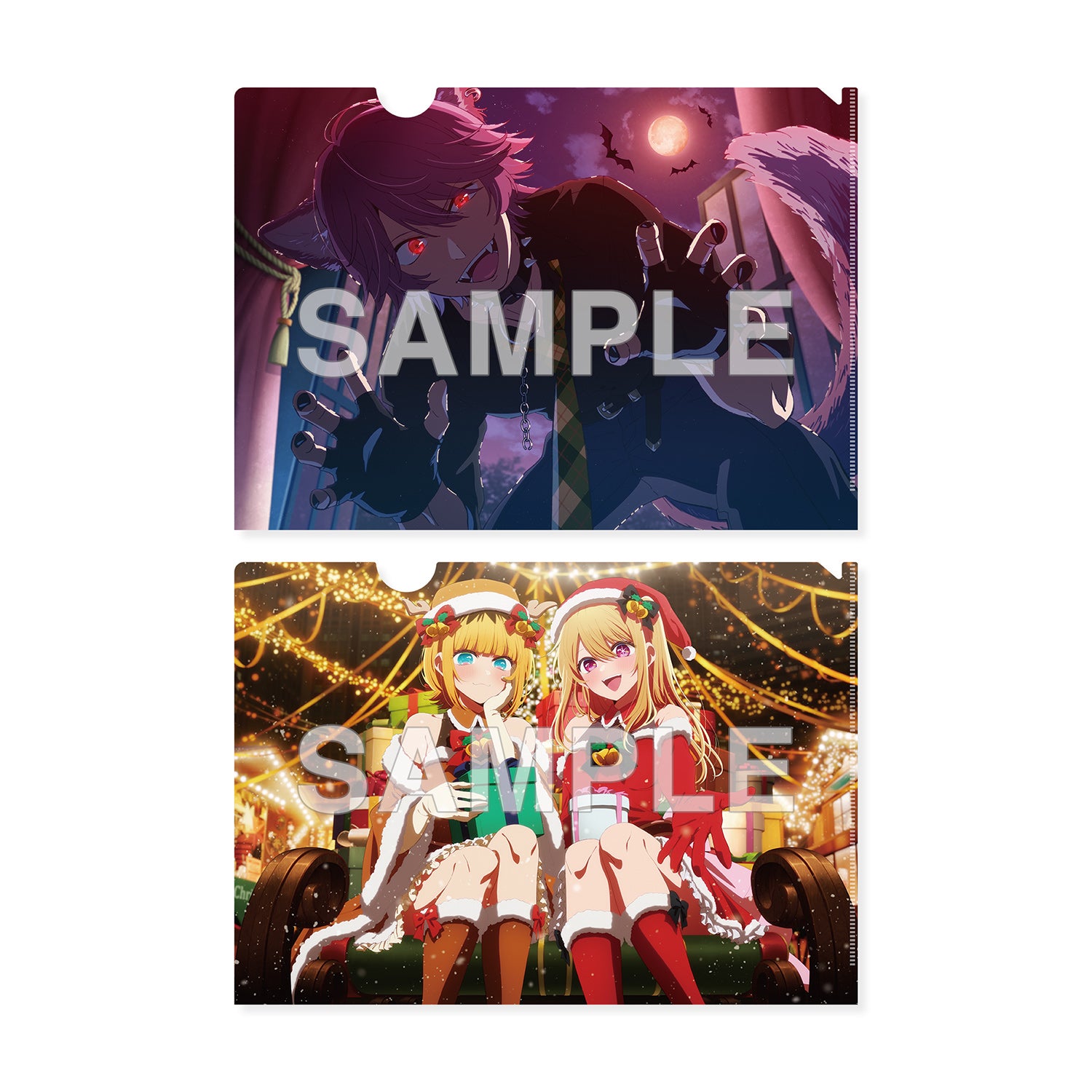 (Goods - Clear File) 【OSHI NO KO】 Clear File Set Halloween & Xmas 2024 ver.