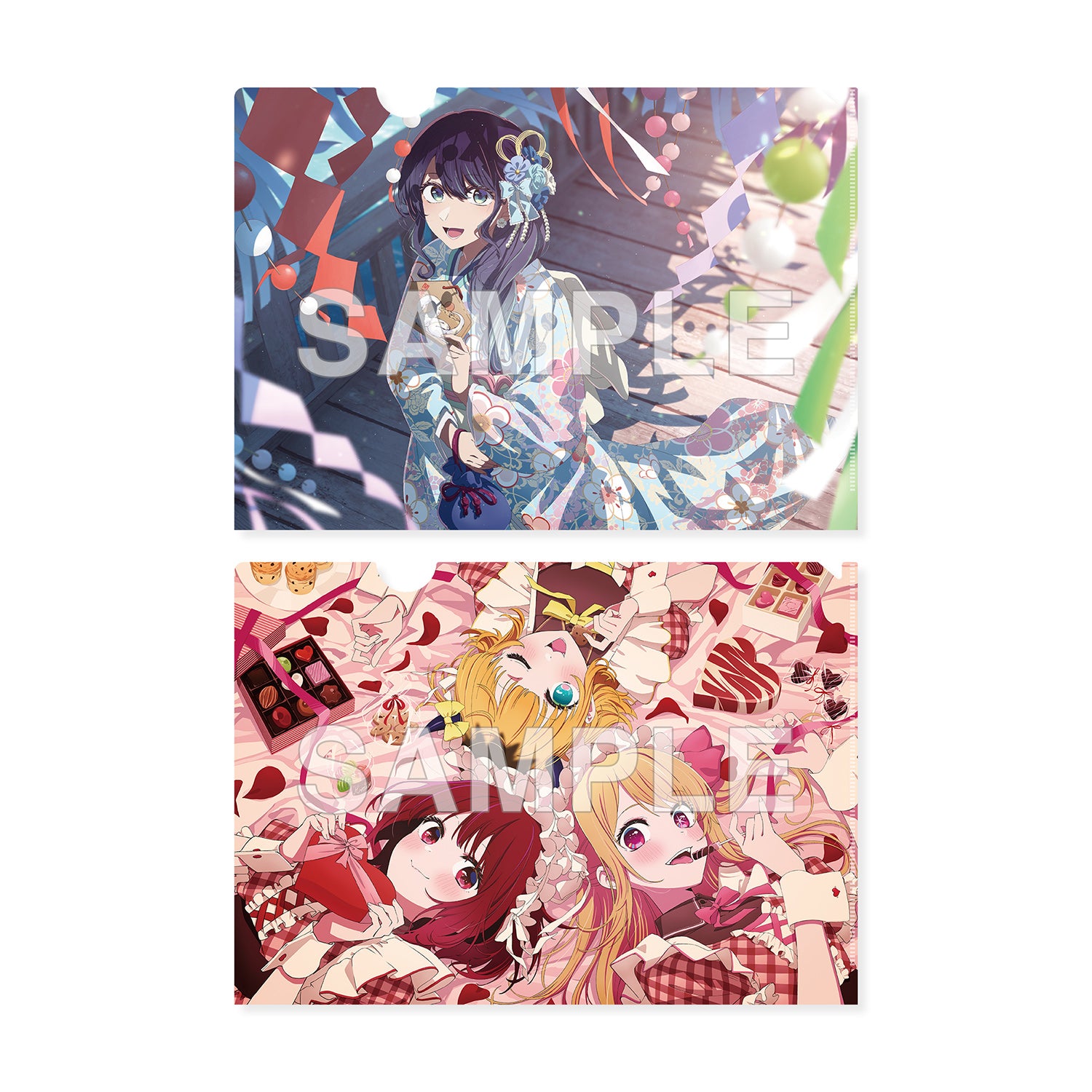 (Goods - Clear File) 【OSHI NO KO】 Clear File Set New Year &Valentine's Day 2025 ver.