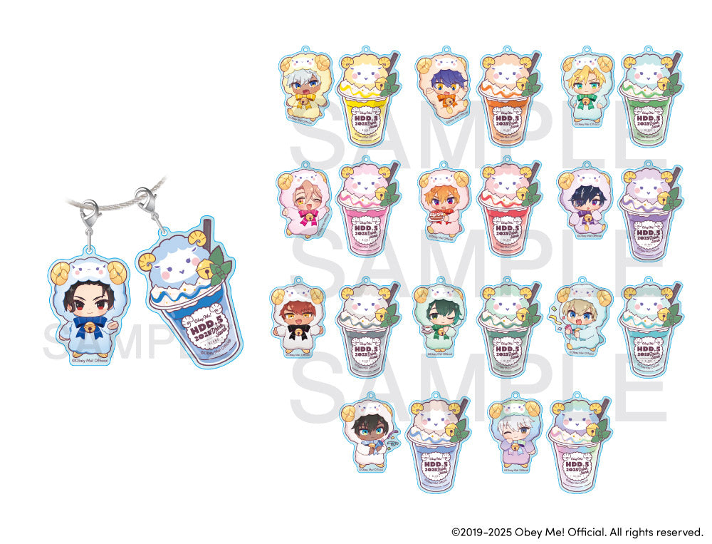 Blind](Goods - Charm) Obey Me! x CharaDri!! BLANC 2025 Trading Acryl