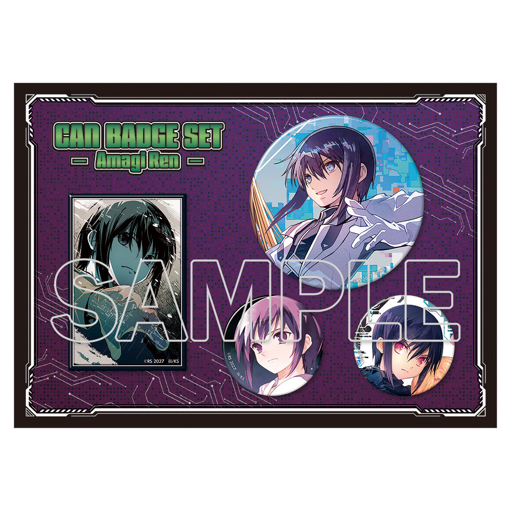 (Goods - Badge) Wizard's Brain 25th Anniversary Tin Badge Set - Ren Amagi