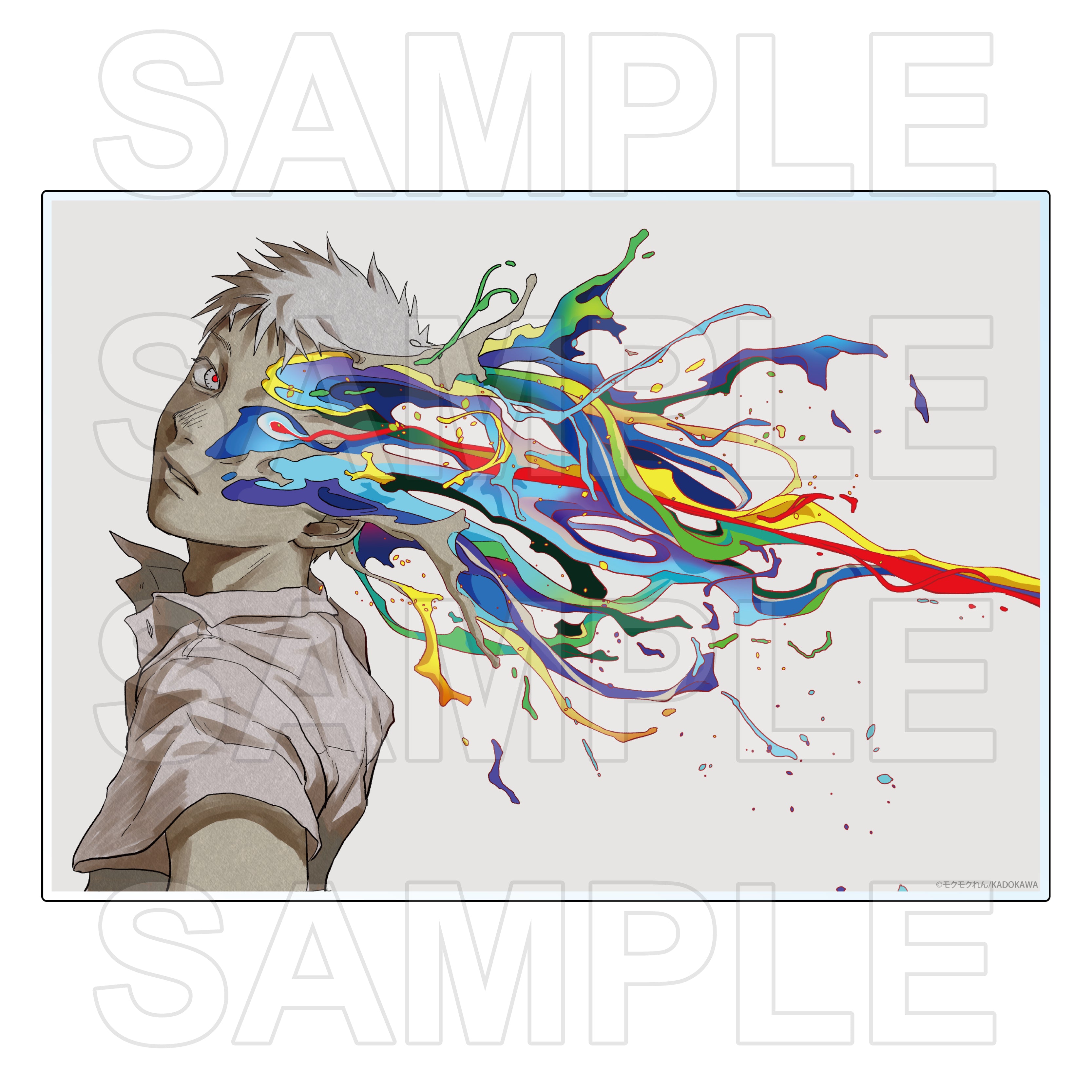 【原画一点物】Yukichi アクリル画 “THIRD EYE SMILE” Goods - Acrylic Stand) The Summer Hikaru Died Acrylic Panel A