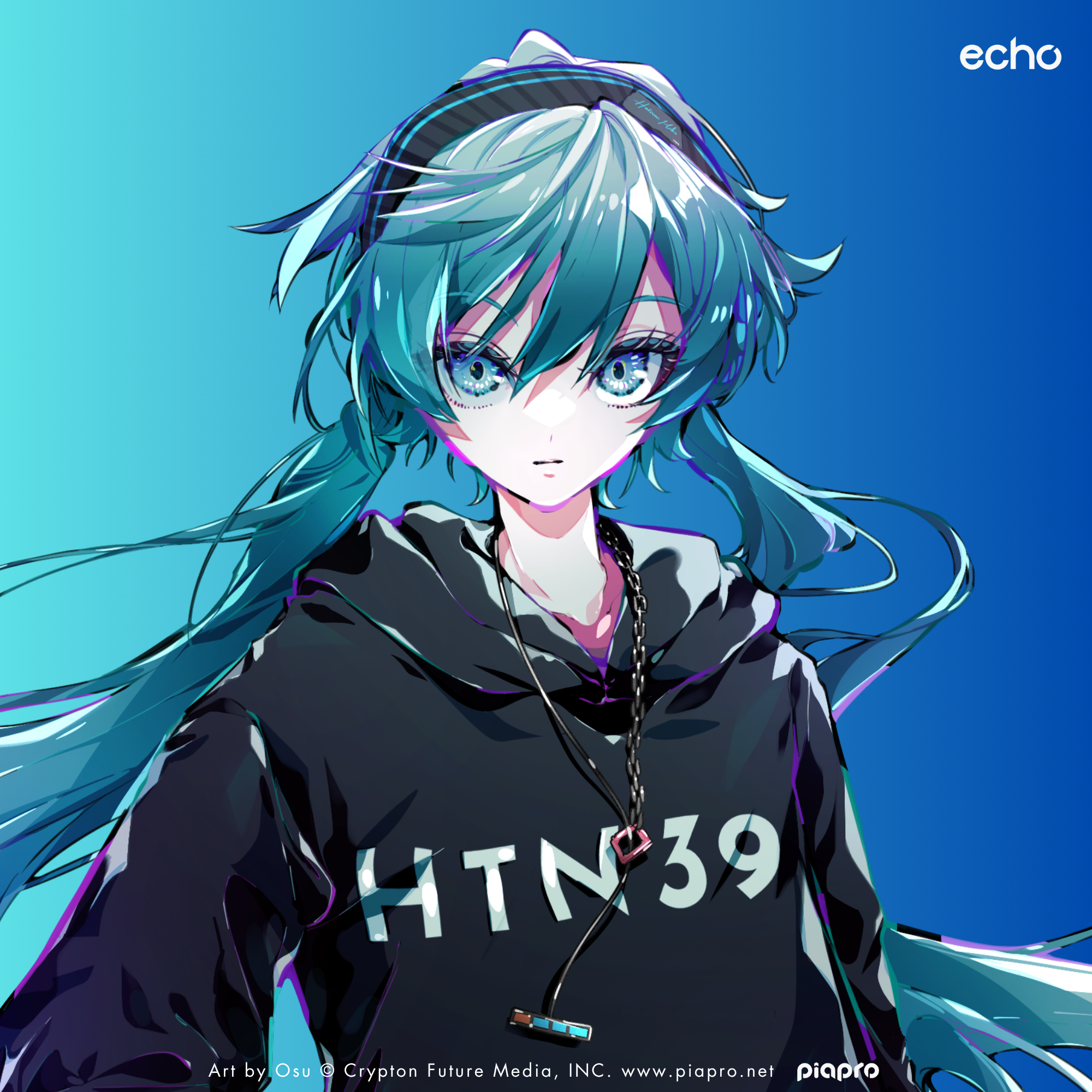 (Goods - Shirt) Hatsune Miku Graphic T-Shirt Art by Osu