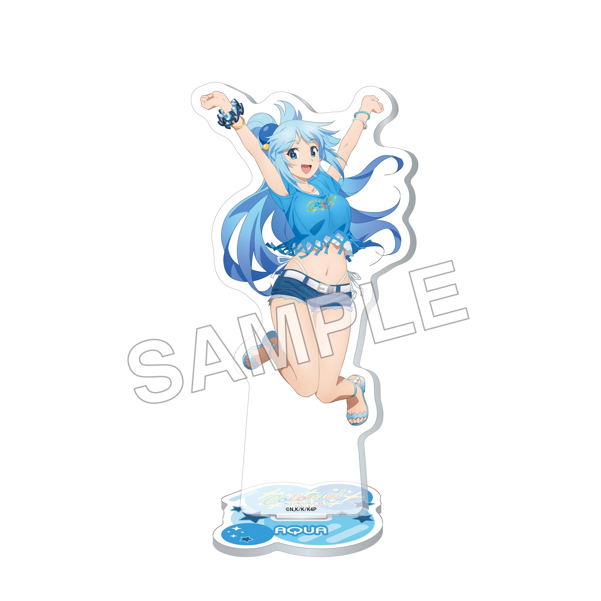 (Goods - Acrylic Stand) TV Anime KONOSUBA -God's Blessing on This Wonderful World! Acrylic Stand Figure Colorful Ver. - Aqua