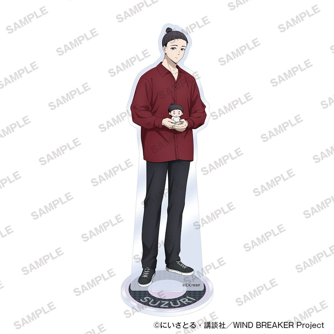 (Goods - Acrylic Stand) TV Anime WIND BREAKER Acrylic Stand Together with Plushies Ver. - Shuuhei Suzuri