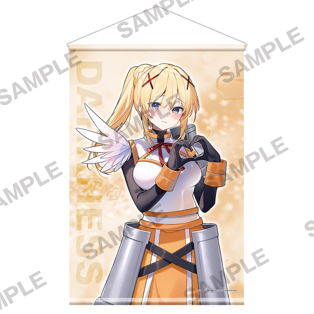 (Goods - Tapestry) KonoSuba: God’s Blessing on This Wonderful World! Valentine 2026 Newly Drawn B2-Sized Tapestry (Darkness)