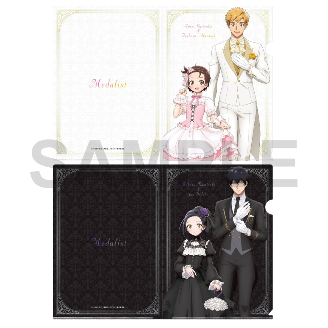 (Goods - Clear File) Medalist Clear File Set Sweet & Bitter Ver.