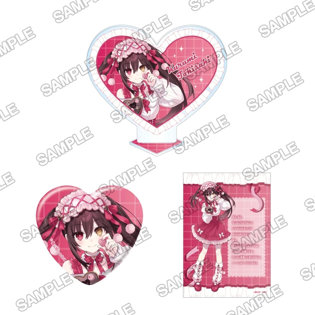 (Goods - Set) Date A Live Kurumi Valentine's Day 2026 Newly Drawn Valentine's Day Merch Set