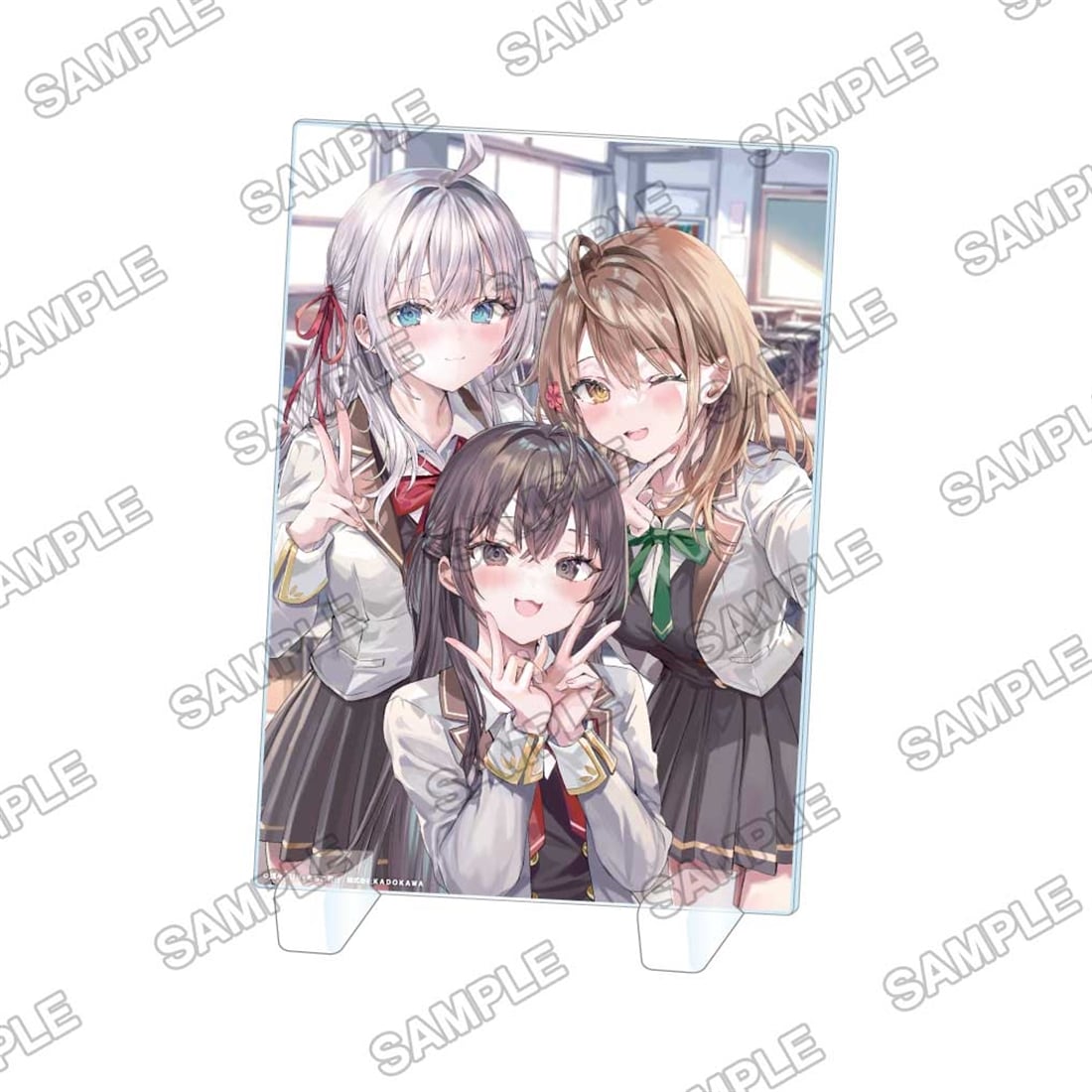 (Goods - Acrylic Stand) Alya Sometimes Hides Her Feelings in Russian ~memorial photo~ Acrylic Panel - Alya & Yuki & Masha