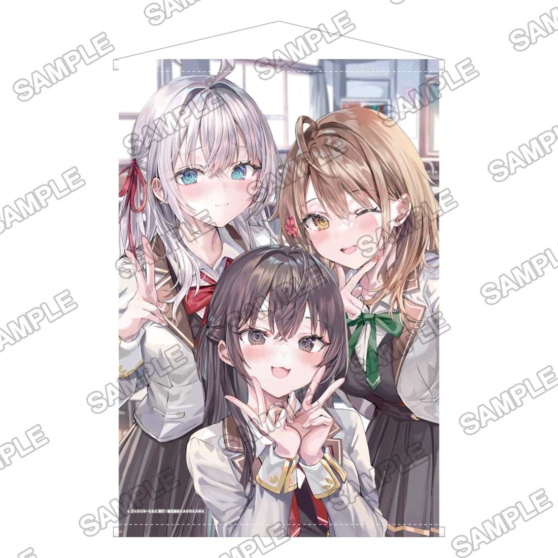 (Goods - Tapestry) Alya Sometimes Hides Her Feelings in Russian ~memorial photo~ B2-sized Tapestry - Alya & Yuki & Masha