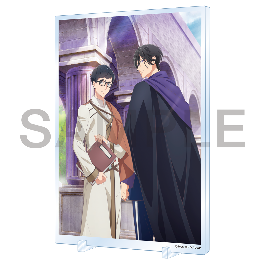 (Goods - Acrylic Stand) Isekai Office Worker: The Other World's Books Depend on the Bean Counter Acrylic Panel 2026 Ver. Main Visual