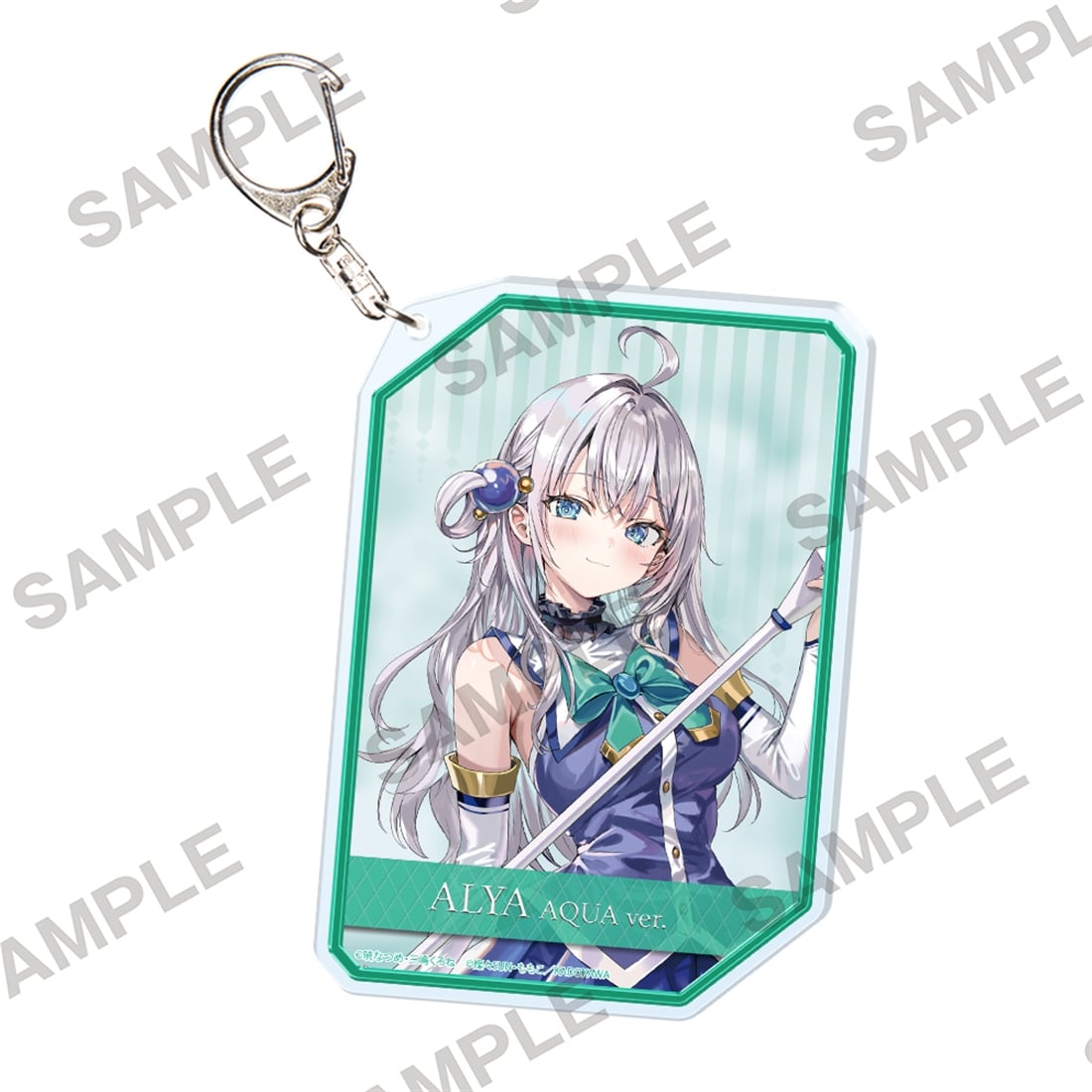 (Goods - Keychain) Kadokawa Sneaker Bunko Winter Fair 2026 Acrylic Keychain - Alya Sometimes Hides Her Feelings in Russian - Alya Aqua Ver.