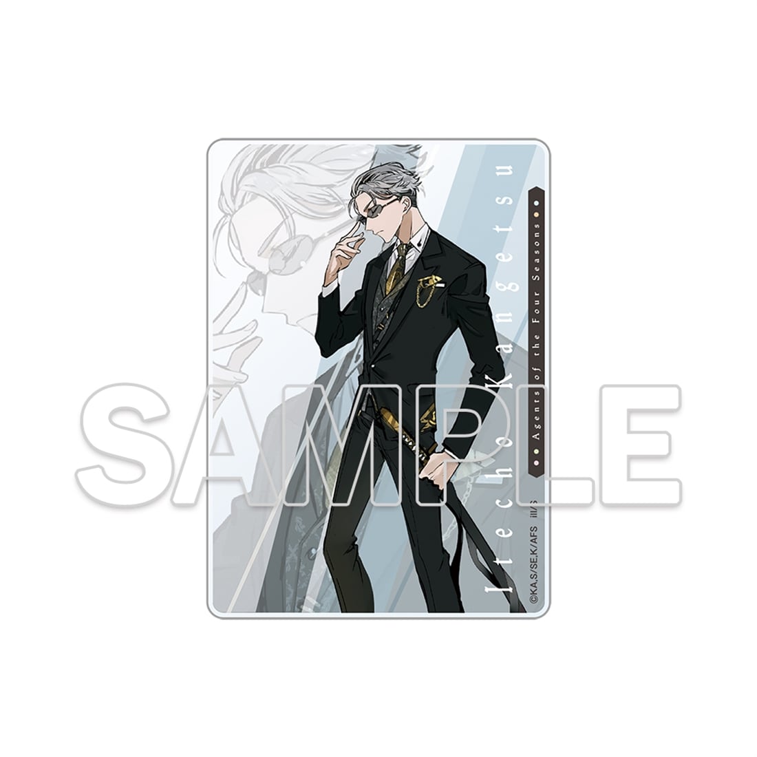 (Goods - Card) Agents of the Four Seasons Acrylic Card - Itecho Kangetsu