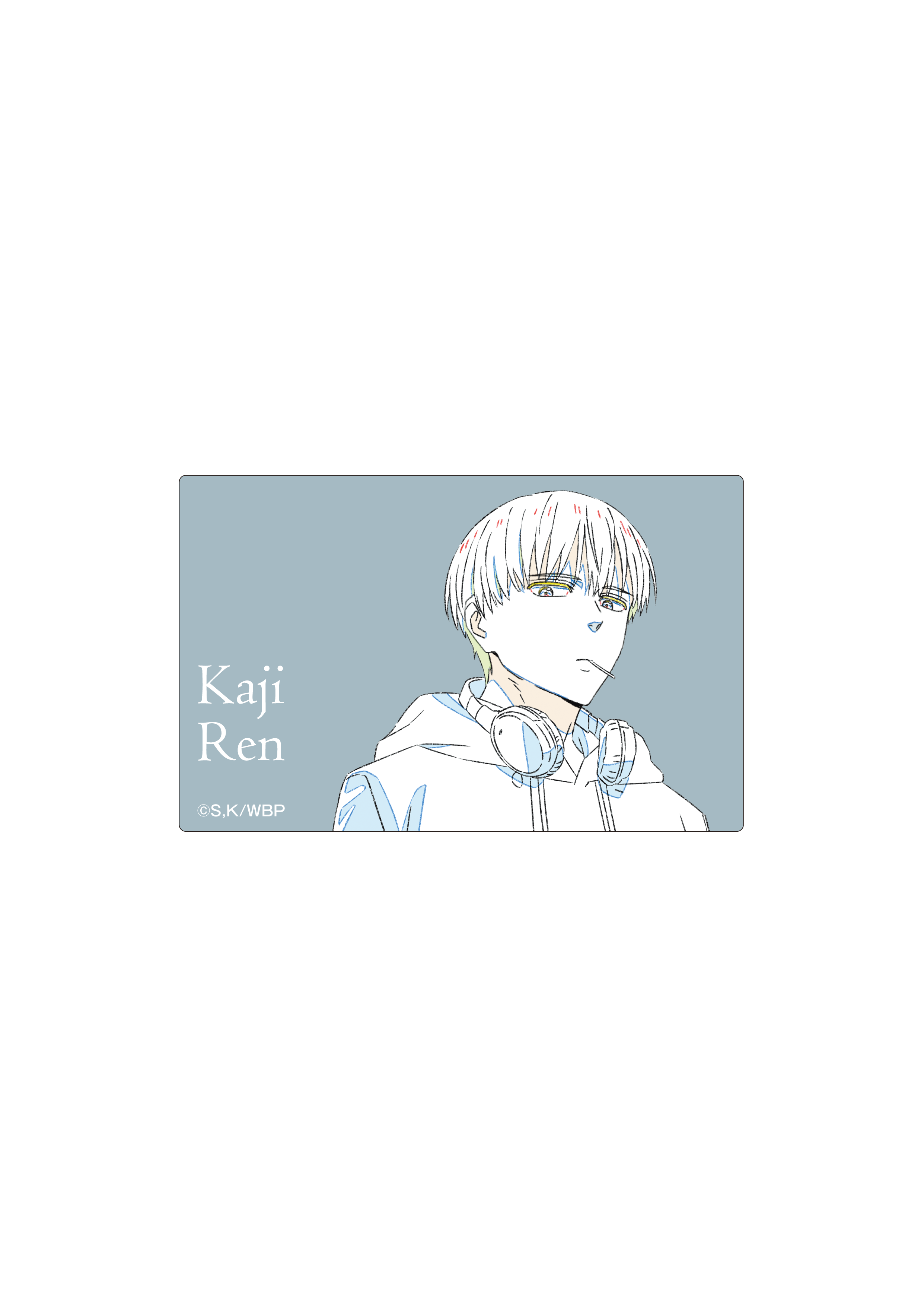 (Goods - Card) WIND BREAKER Season 2 Key Animation Art Acrylic Card (Ren Kaji)