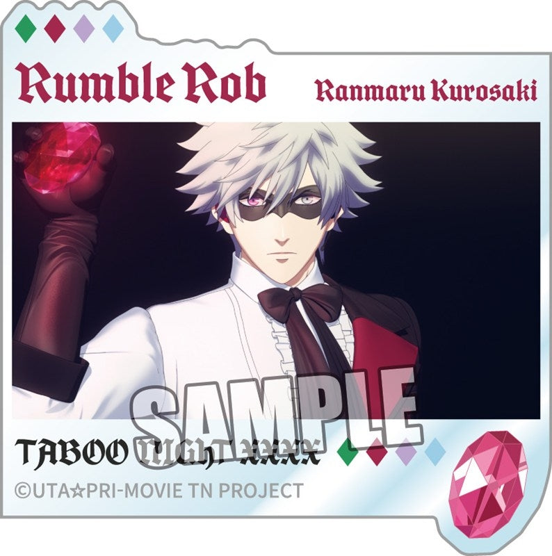 (Goods - Sticker) Uta no Prince-sama the Movie TABOO NIGHT XXXX Visual Shot Holographic Sticker - Ranmaru Kurosaki