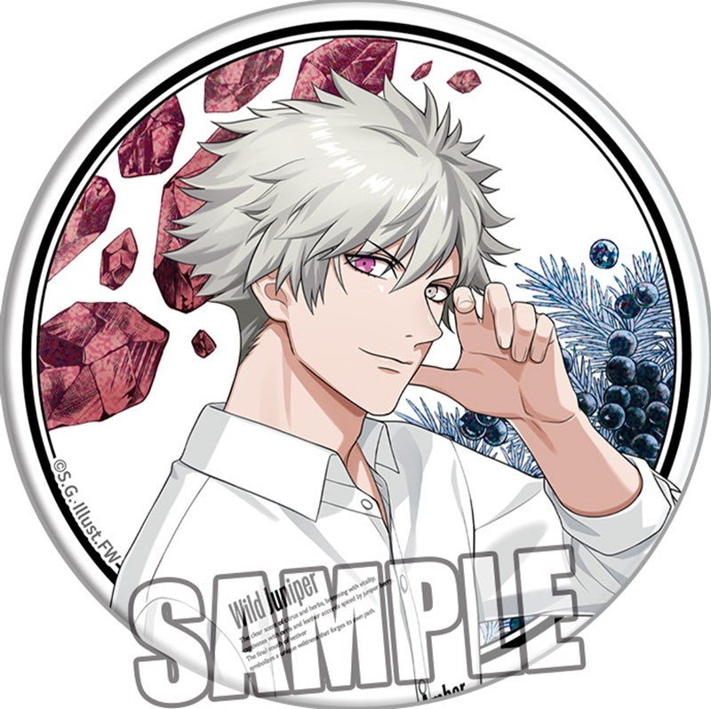 (Goods - Badge) Uta no Prince-sama BIG Holographic Button Badge Fragrance Pairing Ver. - Ranmaru Kurosaki