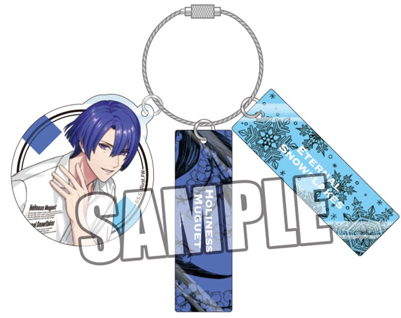 (Goods - Keychain) Uta no Prince-sama 3-Part Acrylic Keychain Fragrance Pairing Ver. - Masato Hijirikawa