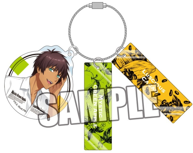 (Goods - Keychain) Uta no Prince-sama 3-Part Acrylic Keychain Fragrance Pairing Ver. - Cecil Aijima