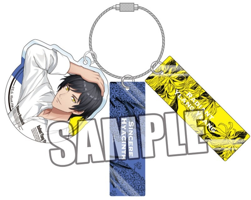 (Goods - Keychain) Uta no Prince-sama 3-Part Acrylic Keychain Fragrance Pairing Ver. - Kira Sumeragi