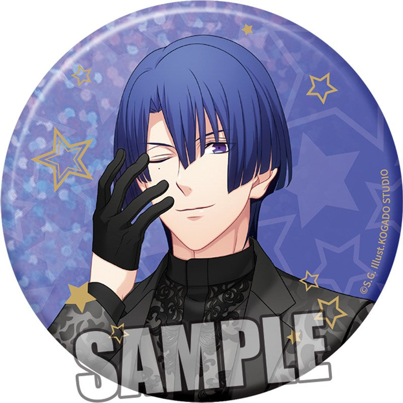 (Goods - Badge) Uta no Prince-sama BIG Holographic Button Badge Dramatic 365 days Ver. - Masato Hijirikawa