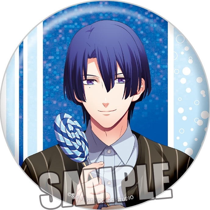 (Goods - Badge) Uta no Prince-sama BIG Holographic Button Badge Love Pop Candy Ver. - Masato Hijirikawa
