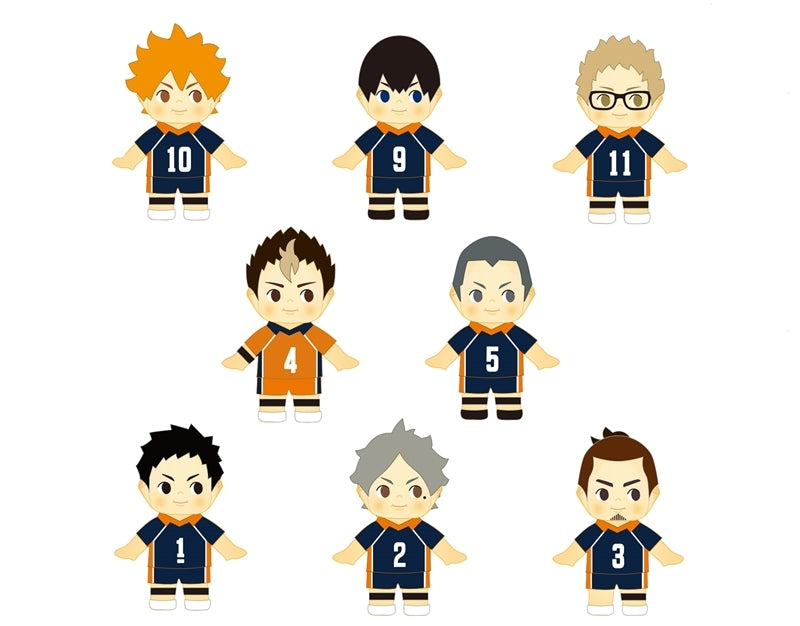 (1BOX=8)(Goods - Keychain) Haikyu!! Trading Costume Kewpie (Uniform) Vol. 1 (8 Types)