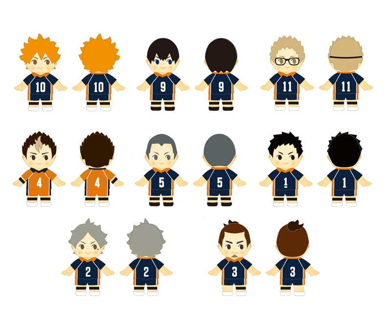(1BOX=8)(Goods - Keychain) Haikyu!! Trading Costume Kewpie (Uniform) Vol. 1 (8 Types)