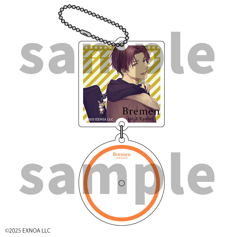 (Goods - Keychain) Bremen 5th Anniversary CD Style Two-Piece Keychain Bremen vol.2 Kyohei