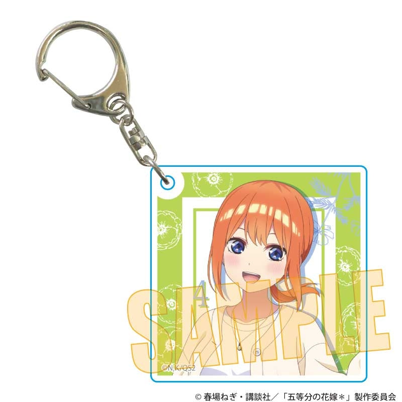 (Goods - Keychain) The Quintessential Quintuplets* Acrylic Keychain Yotsuba Nakano Still Together 5 Years Later ver. (animate Advance Sales)