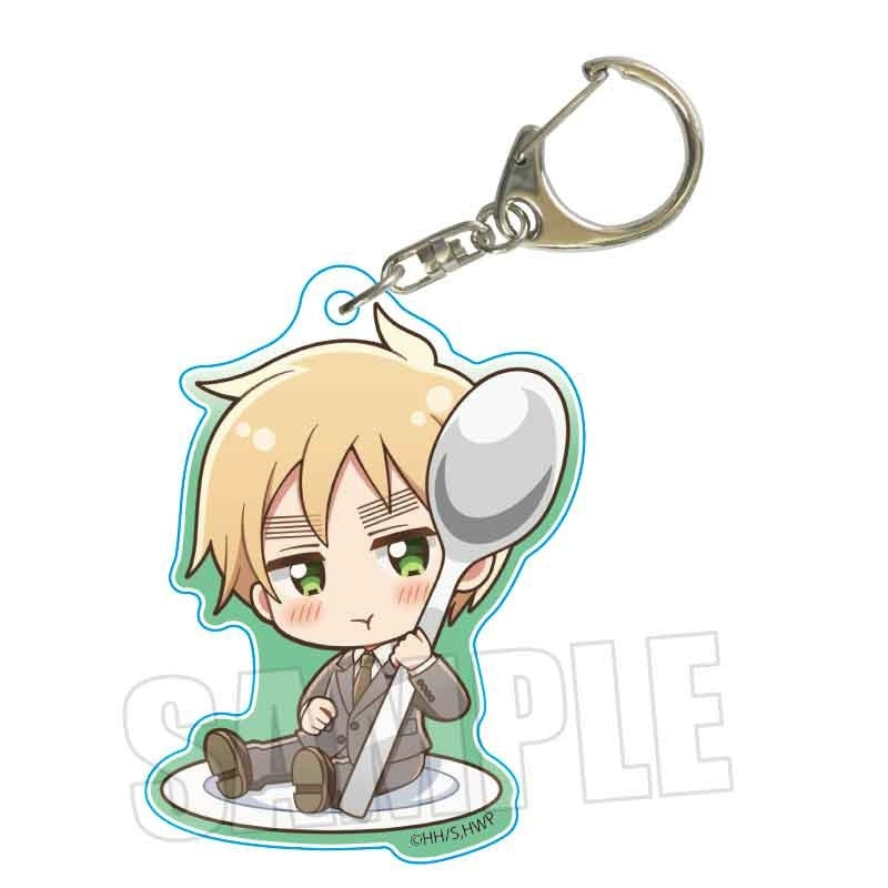 (Goods - Keychain) Hetalia World★Stars GochiChara Acrylic Keychain England