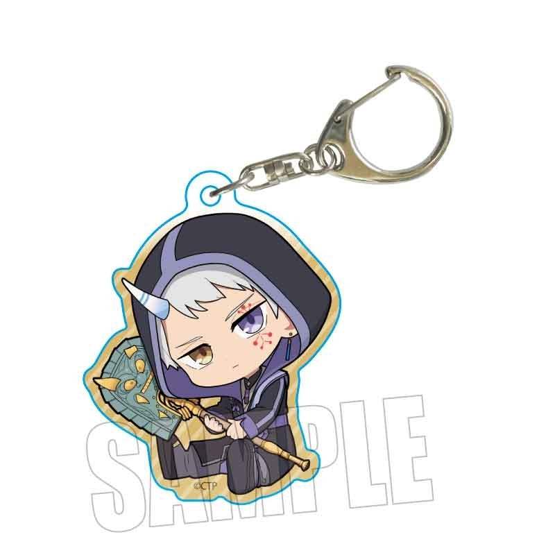 (Goods - Keychain) Cosmic Princess Kaguya! Gyugyutto Acrylic Keychain Part 2 Rai Komazawa (VR)