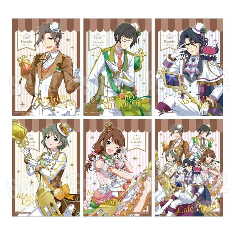 (1BOX=6)(Goods - Bromide) THE IDOLM@STER SideM Trading Foil Stamped Bromide Dolce Style ver. (animate Advance Sales)
