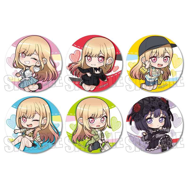 (1BOX=6)(Goods - Badge) My Dress-Up Darling Trading Button Badge Pukasshu