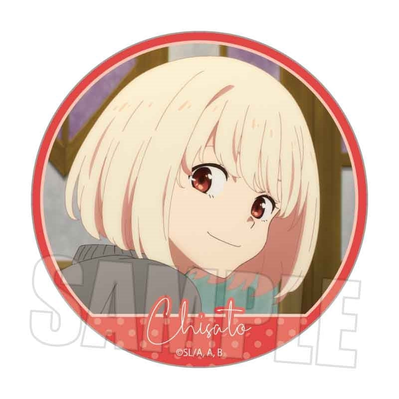 (Goods - Badge) Lycoris Recoil Memories Button Badge Chisato Nishikigi D