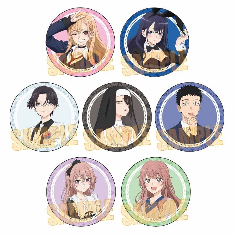 (1BOX=7)(Goods - Badge) My Dress-Up Darling Trading HolographicButton Badge