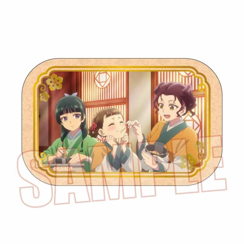 (Goods - Badge) The Apothecary Diaries Memories Square Button Badge Maomao & Xiaolan & Shisui