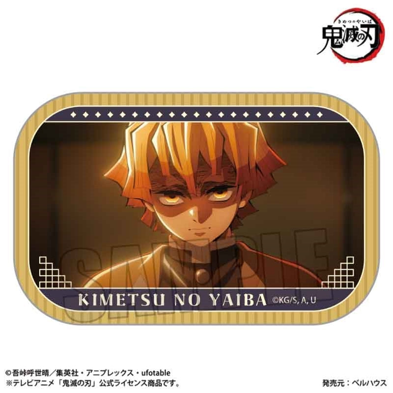 (Goods - Badge) TV Anime Demon Slayer: Kimetsu no Yaiba Memories Square Button Badge Zenitsu Agatsuma (Infinity Castle ver.)