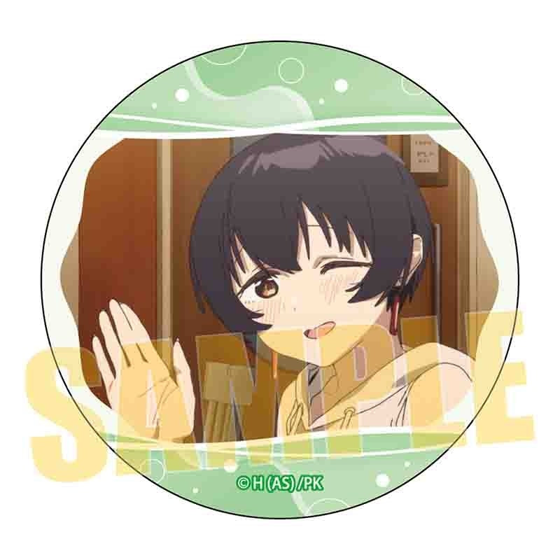 (Goods - Badge) TV Anime Kamiina Botan Fully Blossoms When Drunk Memories Button Badge Chang Chin-Lan